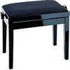 Image de Konig & Meyer 13901 Piano Bench Gloss Velvet Black pianobankje/stoel