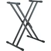 Image de König & Meyer KM-18990 Keyboardstandaard Zwart Dubbel frame, In hoogte verstelbaar