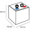 Image de VARTA Blue Dynamic 12V 60Ah - Loodzuur - Startaccu - 560410054