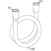 Image de Kludi Doucheslangen - SUPERAFLEX SILVER doucheslang, 125 cm, chroom 6107105-00