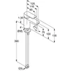 Image de Kludi Pure & Style 1-gats wastafelkraan 75 z. waste chroom