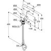 Image de Kludi L Steel - Keukenkraan met uittrekbare sproeikop, geborsteld rvs 45851F877