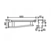 Image de KEUCO PLAN Care inklapbare steunbeugel, projectie 650mm, 34902010638