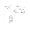 Image de KEUCO PLAN Care haakse handgreep, linkse uitvoering, 34907010402