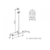 Image de KEUCO PLAN Care steungreep met doucheglijstang, breedte 682mm, hoogte 1263mm, 34914010611