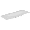 Image de KEUCO EDITION 11 Keramische dubbele wastafel, 1407x17x538mm, met 2x1 kraangat, wit, 31160311402