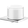 Image de KEUCO Lotion dispenser metaal verchroomd en kristalglas, inhoud navulbaar ca. 150 ml, zeepdispenser voor badkamer en gastentoilet, wandmontage, Edition 400