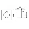 Image de Keuco Thermostaatarmatuur wandinbouw, 59553010002