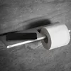 Image de KEUCO Toiletpapierhouder van aluminium zilver geanodiseerd, met plank, wc-rolhouder, papierhouder, voor badkamer en gastentoilet, Edition 400
