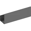 Image de KEUCO Doucheplank van aluminium, zwart, lijm of boren, afneembare mand, handdoekhaak en afvoergleuven, 32 x 9 x 12 cm, wandmontage in de douche, doucheplank