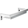 Image de KEUCO Edition 90 Square Doucheplanchet   verchroomd aluminium   met glastrekker   wandmontage douche rek