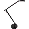 Image de TRIO AMSTERDAM - Tafellamp - Bureaulamp - Zwart - incl. 1x SMD 5W - 500lm - 3000K - Voet, Klem en Wandmontage