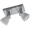 Image de TRIO CONCRETE - Spot - Betonkleurig - excl. 2x GU10 3 W - Plafondbevestiging