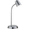 Image de TRIO NARCOS - Tafellamp - Nikkel mat - incl. 1x SMD 6,9 W - 4-stappen TOUCH - Flexibel - Patroon bescherming