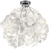 Image de REALITY LEAVY - Plafondlamp - Chroom - excl. 1x E27 8,5 W - OSRAM lichtbron - Verlichting omhoog en omlaag - Niet dimbaar