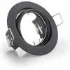 Image de TRIO JURA - Inbouwspot - Zwart mat - excl. 1x GU10 3 W - Zwenkbaar - Plafondbevestiging - rond