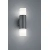 Image de TRIO HOOSIC - Wandlamp - Antraciet - excl. 2x E27 28W - Buitenverlichting - IP44