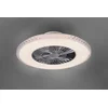 Image de REALITY HARSTAD - Ventilator - Chroom - incl. 1x SMD 38 W - Afstandsbediening - Geintegreerde dimmer - Traploos instelbare lichtkleur - Niet geschikt voor externe dimmer - Slaaptimer - Geheugenfunctie - 3 snelheidsinstellingen - Zomer- en wintermodus