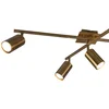 Image de TRIO MARLEY - Plafondlamp - Oud messing - excl. 5x GU10 4,9 W - Zwenkbaar