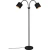 Image de REALITY TOMMY - Vloerlamp - Zwart mat - excl. 2x E14 4 W - Licht apart schakelbaar - Flexibel