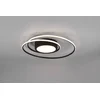 Image de TRIO YAVA - Plafondlamp - Zwart mat - incl. 1x SMD 56W - Afstandsbediening - Geintegreerde dimmer - Traploos instelbare lichtkleur - Niet geschikt voor externe dimmer - Lichtbron niet vervangbaar