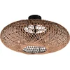 Image de TRIO HEDDA - Plafondlamp - Zwart mat - excl. 2x E27 4 W - Plafondbevestiging