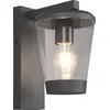 Image de Trio Leuchten Cavado Wandlamp IP44 Antraciet
