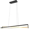 Image de TRIO Hanglamp EDGE - Mat zwart - incl. 1x SMD LED, 35W Â· 1x 4100lm, 2300+3000+4000K