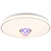Image de Reality - LED Plafondlamp - Plafondverlichting - 17W - Warm Wit 3000K - RGB - Dimbaar - Afstandsbediening - Rond - Wit - Kunststof