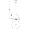 Image de Reality - LED Hanglamp - E27 Fitting - 1-lichts - Rond - Wit - Aluminium - Ø 35cm