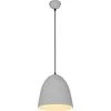 Image de Reality - LED Hanglamp - Hangverlichting - E27 Fitting - 1-lichts - Rond - Grijs - Aluminium