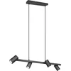 Image de TRIO MARLEY - Hanglamp - Zwart mat - excl. 4x GU10 4,9 W - Plafondbevestiging - In hoogte verstelbaar