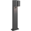 Image de Staande Buitenlamp met Sensor - 50 cm - GU10 Fitting - Roya - Antraciet