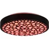 Image de Reality - LED Plafondlamp - Plafondverlichting - 22W - Aanpasbare Kleur - RGB - Afstandsbediening - Dimbaar - Rond - Zwart - Kunststof