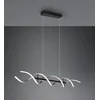 Image de Trio leuchten - LED Hanglamp - Hangverlichting - 45W - Aanpasbare Kleur - Dimbaar - Rechthoek - Geborsteld Zilver - Aluminium
