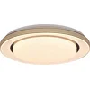 Image de Reality - LED Plafondlamp - Plafondverlichting - 18W - Aanpasbare Kleur - Afstandsbediening - Dimbaar - Sterlicht - Rond - Zwart - Kunststof