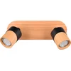 Image de TRIO ARUNI - Spot - Houtkleurig met zwart - excl. 2x GU10 4,5W