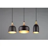 Image de TRIO CHIRAZ Hanglamp - Zwart goud