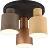 Image de TRIO AGUDO - Plafondlamp - Multicolour - excl. 3x E27 4 W - Plafondbevestiging