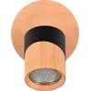 Image de TRIO ARUNI - Spot - Houtkleurig met zwart - excl. 1x GU10 4,5W