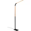 Image de TRIO NORRIS - Vloerlamp - Zwart mat - incl. 1x SMD 14W - Dimbaar - Voetschakelaar