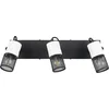 Image de TRIO TOSH - Spot - Zwart-wit - excl. 3x E14 40W - Plafondspot- Houten elementen in wit