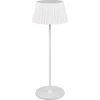 Image de REALITY SUAREZ - Tafellamp - Oplaadbaar - Wit mat - incl. 1x SMD 1,5 W - AAN/UIT touch - Sensor dimmer - USB-aansluiting - Accuvoeding - Inclusief oplaadstation - Buitenverlichting - IP44