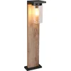 Image de TRIO ARDILA - Paalverlichting - Hout element - excl. 1x E27 4W - Schemersensor - Buitenverlichting - IP44