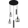 Image de TRIO MATARO - Hanglamp - Zwart mat - excl. 1x E27 4,9 W - Plafondbevestiging - In hoogte verstelbaar