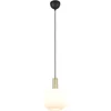 Image de TRIO DIVA - Hanglamp - Messing mat - Wit glas - excl. 1x E27 8,5 W - Plafondbevestiging - In hoogte verstelbaar