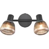 Image de TRIO TARIFA - Spot - Zwart mat - excl. 2x E14 4 W - Plafondbevestiging