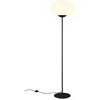 Image de Vloerlamp Fomento Ø 40cm - zwart met wit glas - 463100132