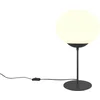 Image de Tafellamp Fomento Ø 30cm - zwart met wit glas - 563100132