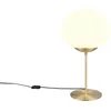 Image de Tafellamp Fomento Ø 30cm - messing met wit glas - 563100108